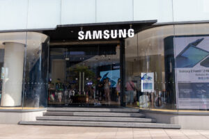 Samsung store in Shanghai, China