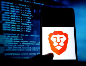 In this photo illustration a popular private web browser